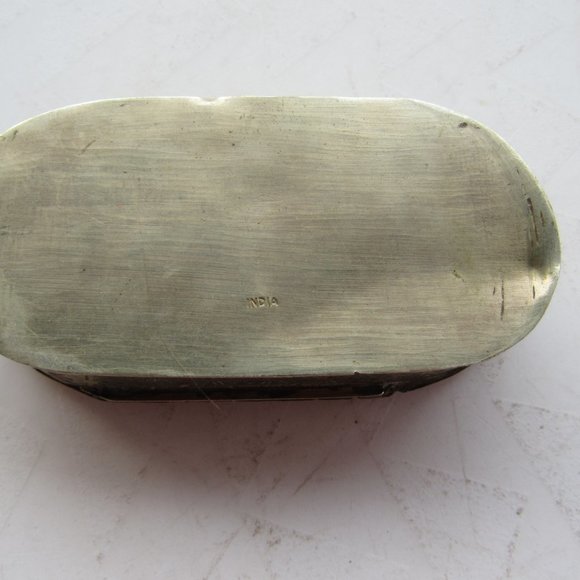 Vintage East Indian Metal Box - Picture 3 of 4